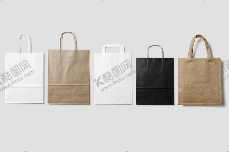 编号：84251909272112494076【酷图网】源文件下载-多款手提袋品牌VI样机