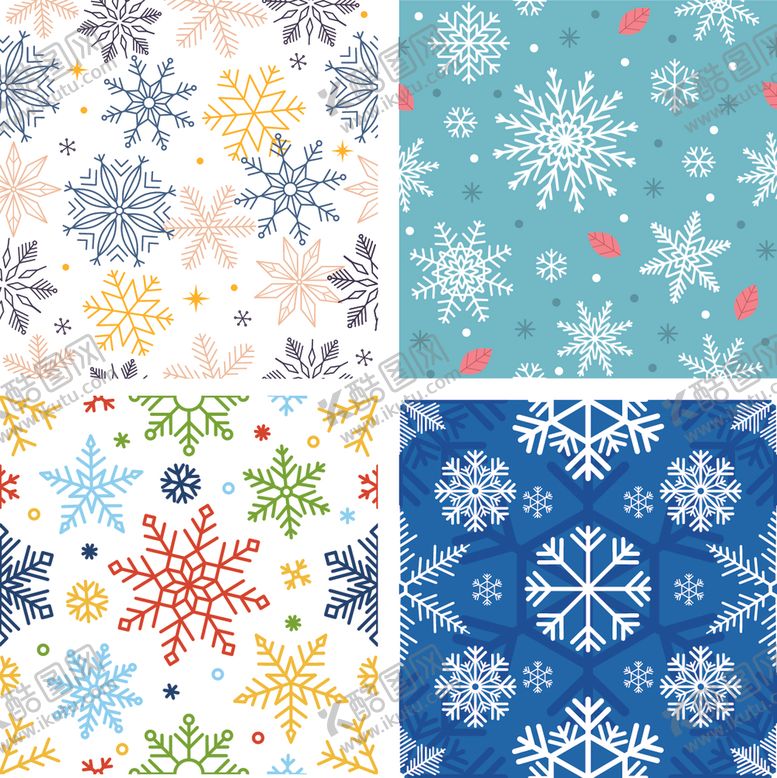 编号：60569911020319313213【酷图网】源文件下载-雪花图案