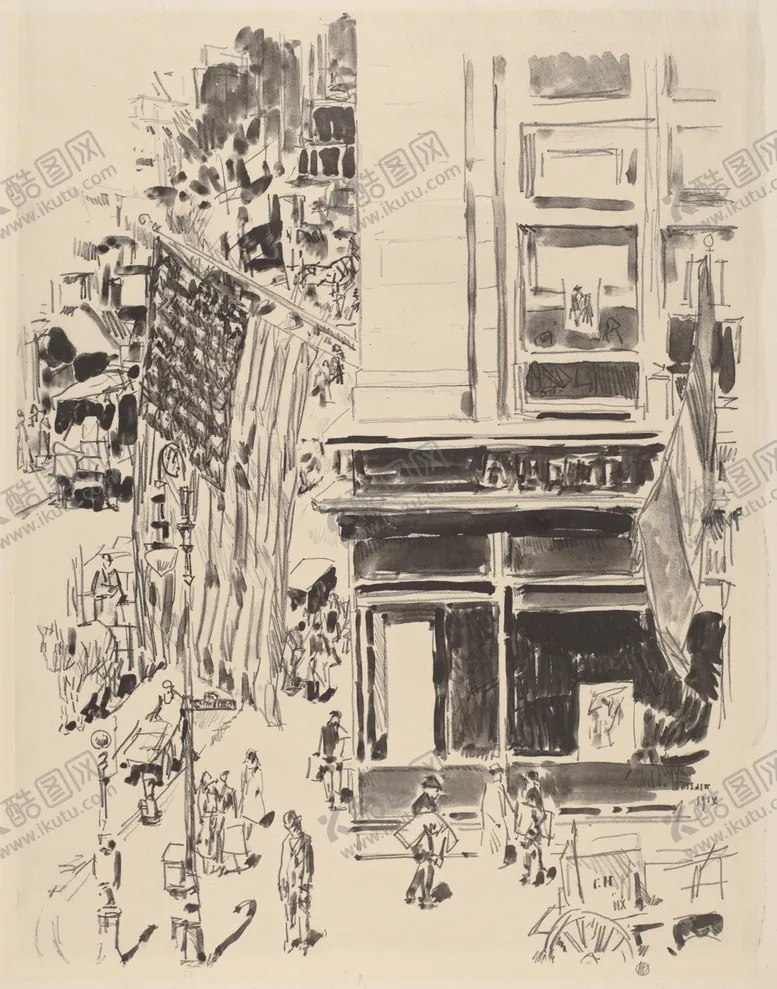 编号：23464506300825309308【酷图网】源文件下载-风景印象派油画