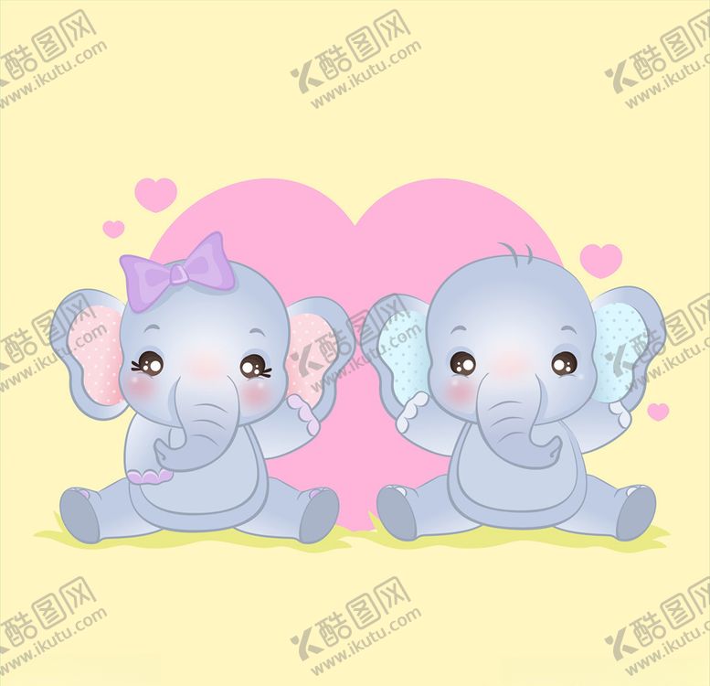 编号：87722710311504288299【酷图网】源文件下载-卡通小象