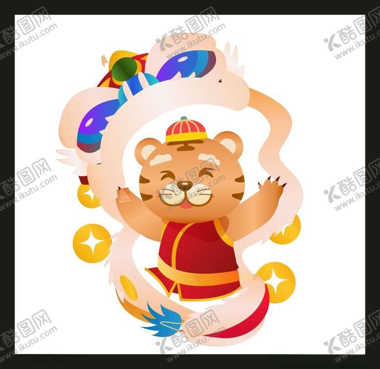 编号：67646302070631493550【酷图网】源文件下载-手绘卡通老虎