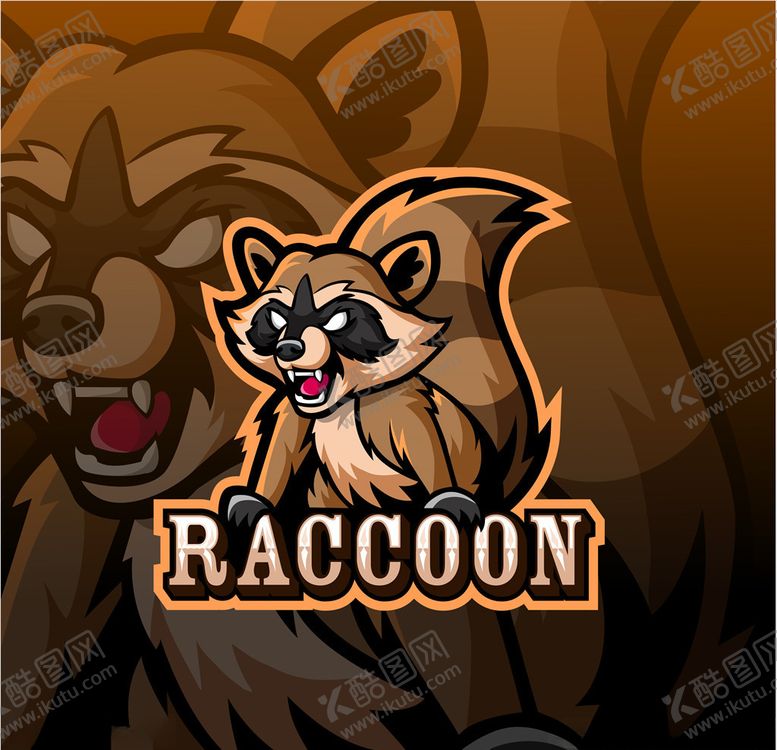 编号：96740009151433301904【酷图网】源文件下载-浣熊图案