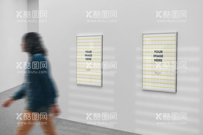 编号：46257311152156132206【酷图网】源文件下载-画展场景样机