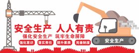 安全生产文化墙建筑工地党建