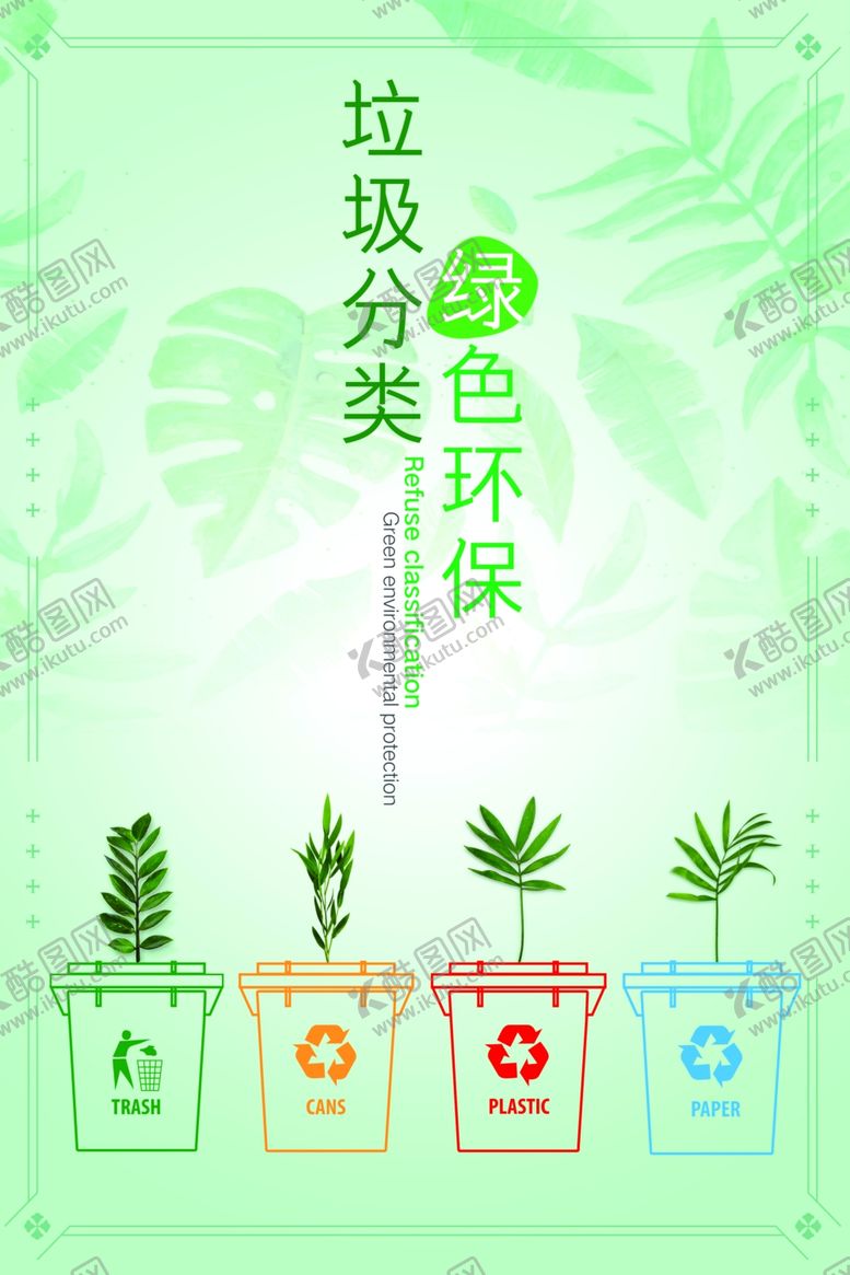 编号：82401304300022386149【酷图网】源文件下载-垃圾分类环保主题插画