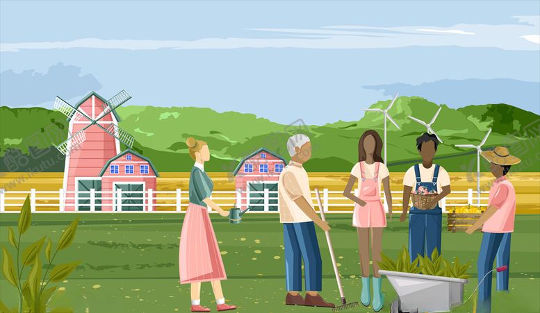 编号：67946010032013596511【酷图网】源文件下载-卡通农场