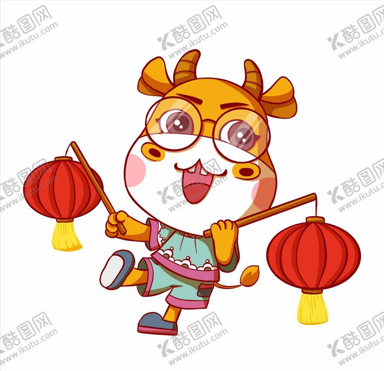 编号：95188204281355352846【酷图网】源文件下载-牛年元素