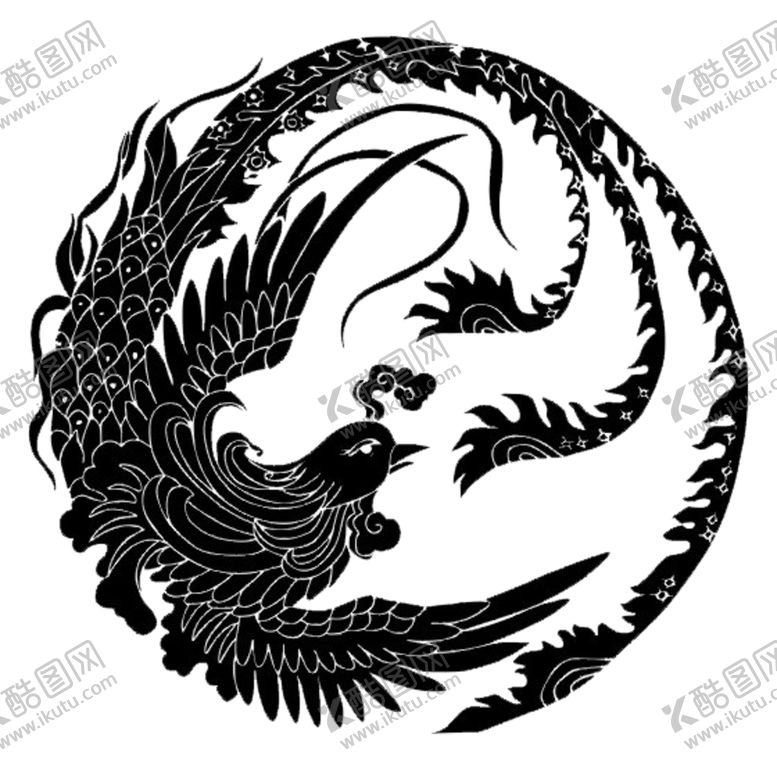 编号：60862805060109177113【酷图网】源文件下载-手绘水彩凤凰