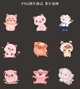 小猪素材