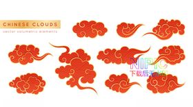 线条祥云云纹格式古典图片祥云