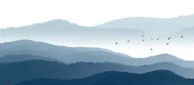 水墨山背景