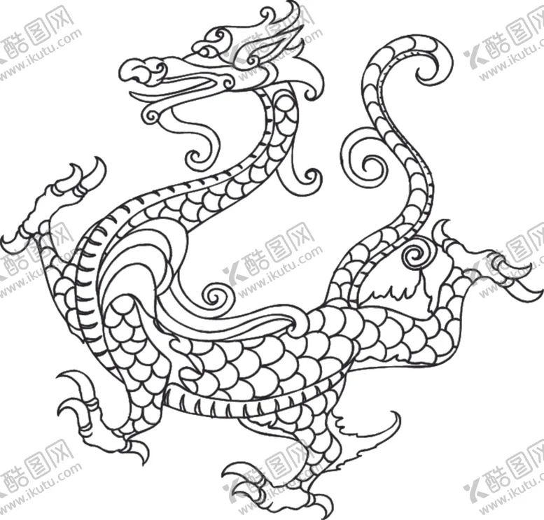 编号：68764410021706107113【酷图网】源文件下载-龙团龙凤龙印刷烫金底纹背景纹图