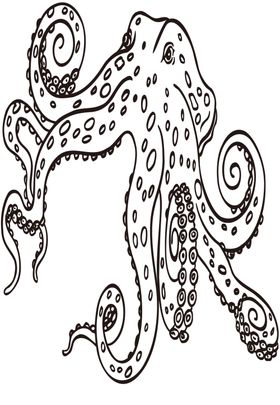 卡通画水彩线描儿童绘