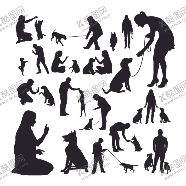 编号：40370407022245592554【酷图网】源文件下载-人物剪影
