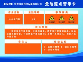 危险源辨识和控制措施