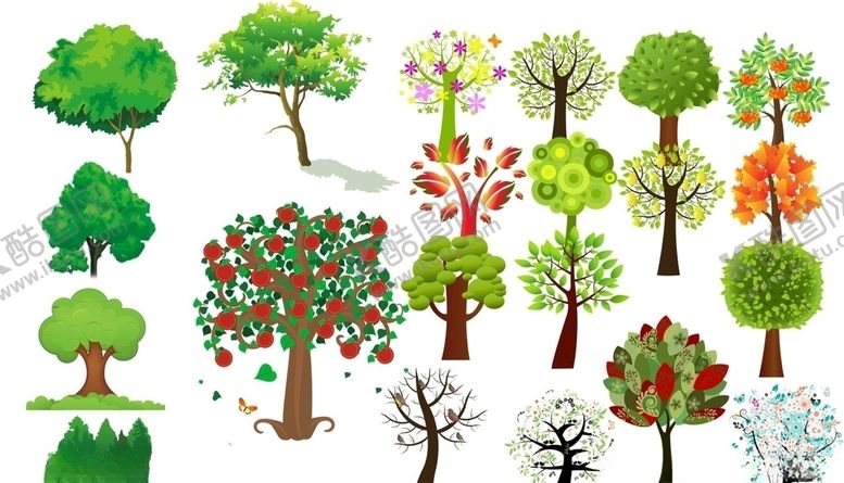 编号：79646610031455522107【酷图网】源文件下载-卡通树