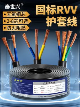 电缆电商海报详情页模板