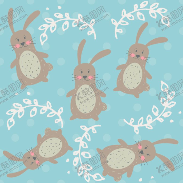 编号：22931409210719153178【酷图网】源文件下载-动物主题矢量插画背景