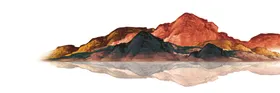 禅意山水画新中式山水沙发墙挂石来运转
