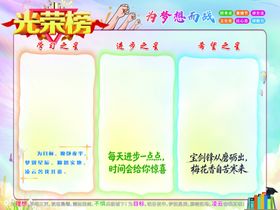 学生风采展示栏
