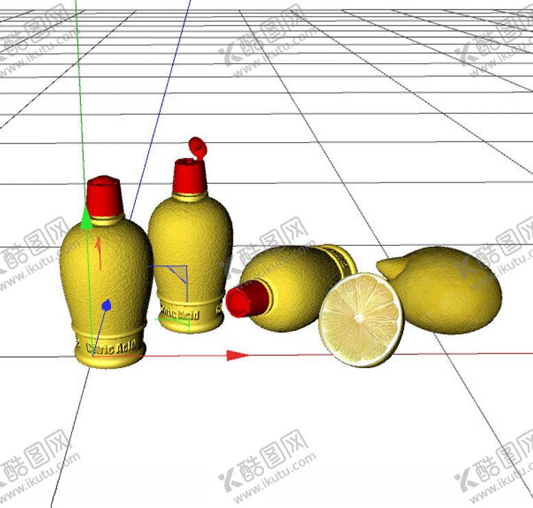 编号：58648302211445559746【酷图网】源文件下载-C4D模型柠檬汁