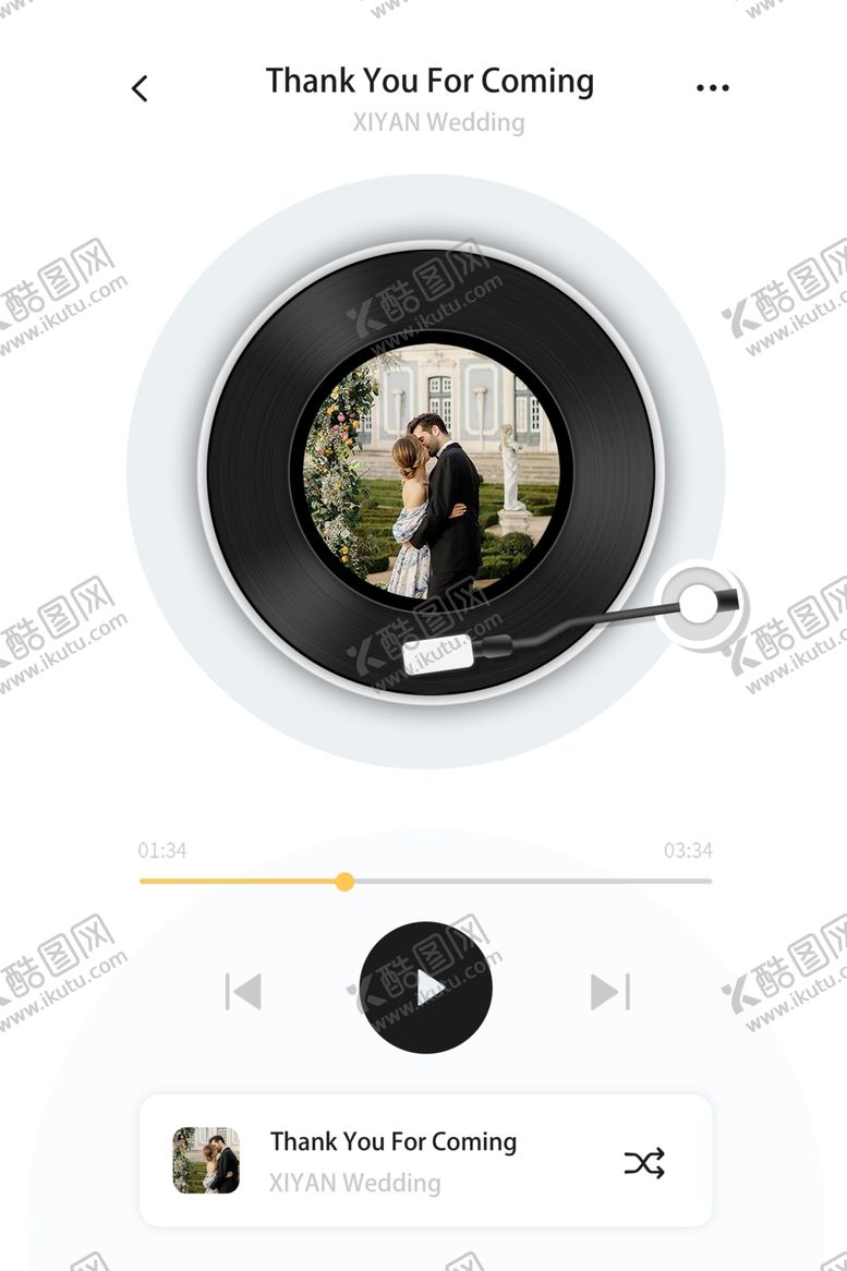 编号：52276001130245264381【酷图网】源文件下载-唱片婚礼水牌