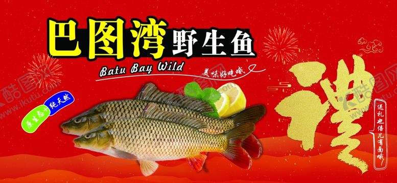编号：42615307081559157031【酷图网】源文件下载-野生鱼包装