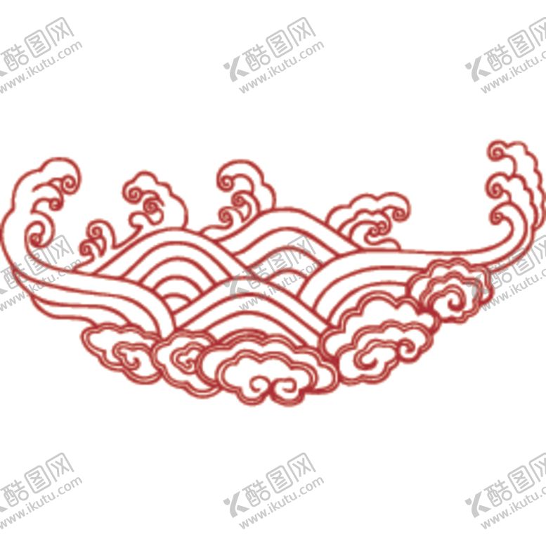 编号：87086004122008072499【酷图网】源文件下载-祥云矢量图
