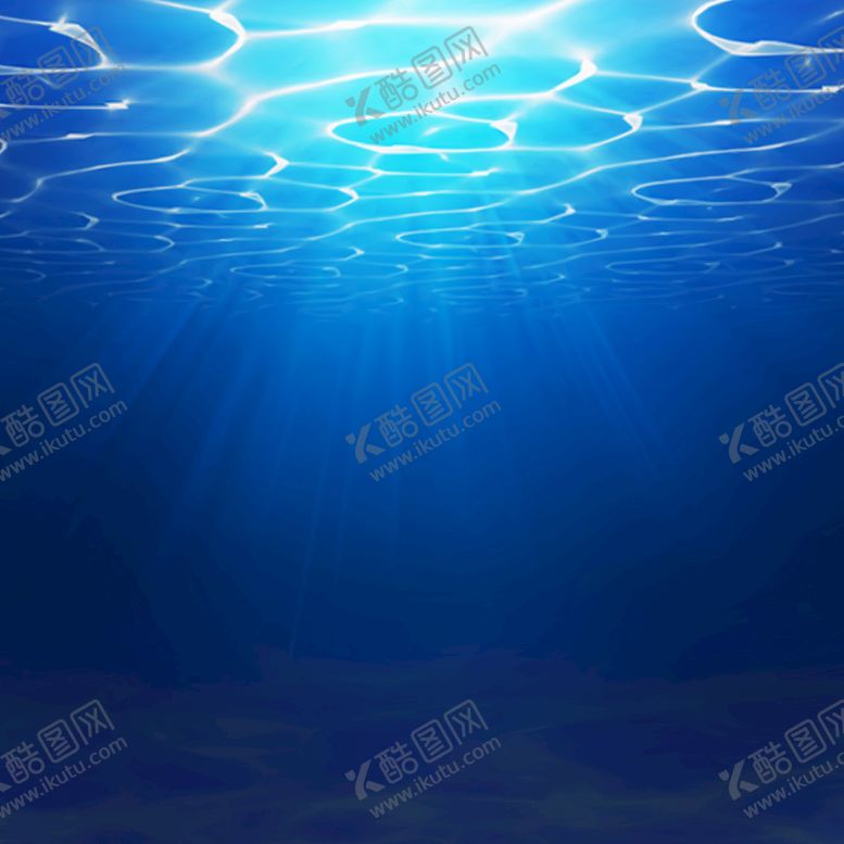 编号：04537809161035477560【酷图网】源文件下载-卡通海底世界背景