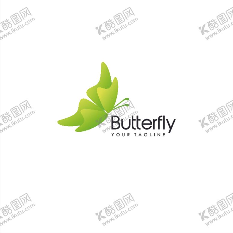 编号：73742810172242126663【酷图网】源文件下载-蝴蝶logo