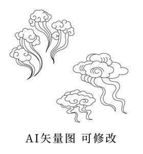 中国传统图案春节装饰花纹