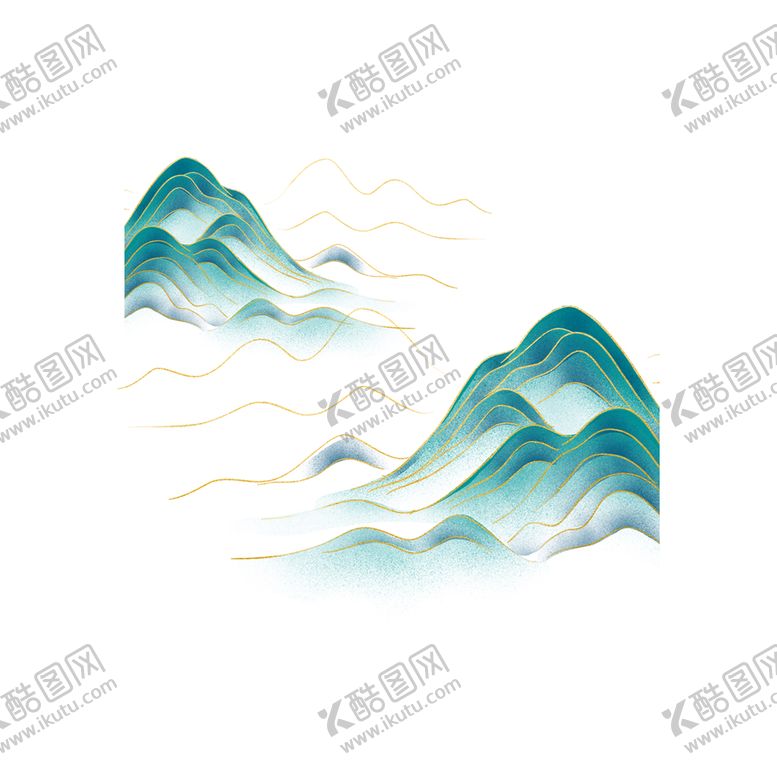 编号：86175309190244553480【酷图网】源文件下载-山水画风国潮