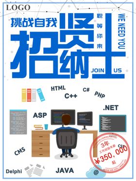招贤纳士海报   招聘海报