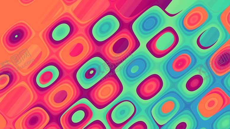 编号：57695610061525076405【酷图网】源文件下载-彩色几何渐变抽象背景