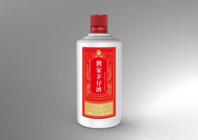 白酒瓶效果图