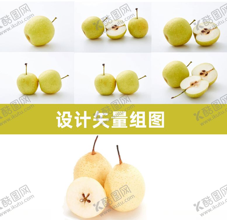 编号：66939909161310034109【酷图网】源文件下载-水晶梨矢量