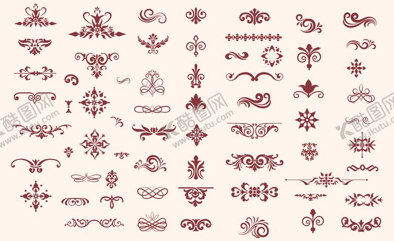 编号：57358603311600257836【酷图网】源文件下载-古典花纹