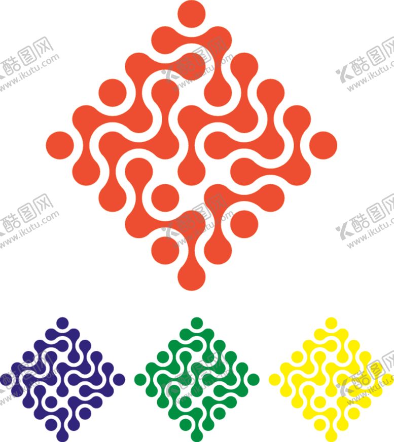 编号：69619101260244137277【酷图网】源文件下载-连续亚铃形矢量底纹图案