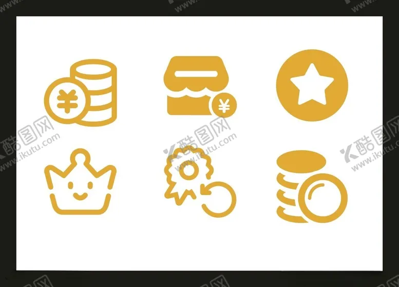 编号：64914502171442125745【酷图网】源文件下载-商务金融图标
