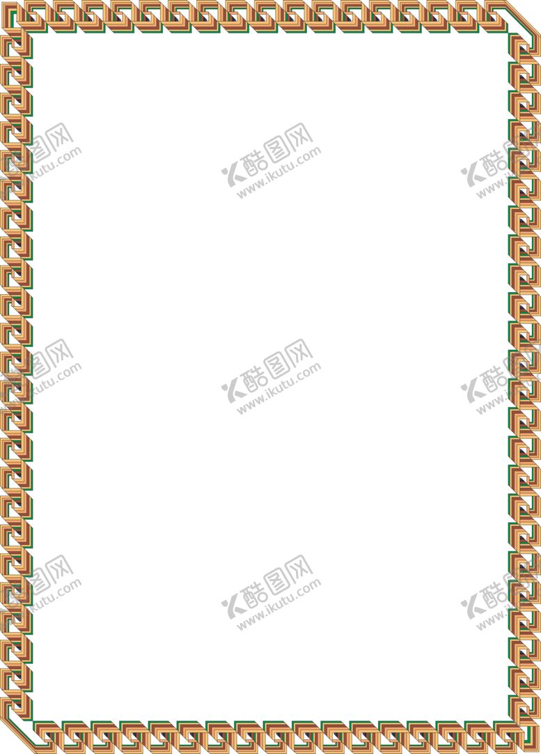 编号：92940311011056116942【酷图网】源文件下载-简约花纹边框