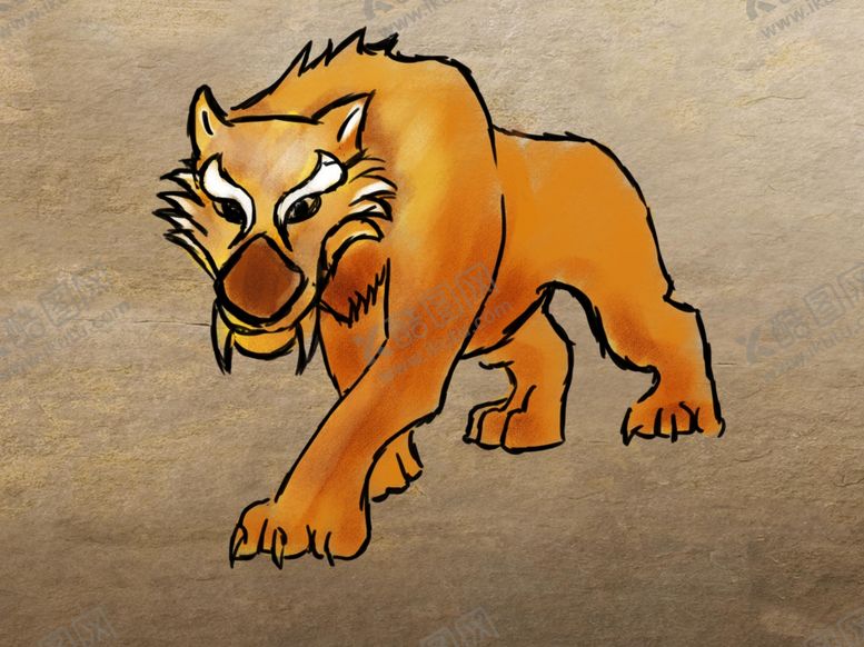 编号：39023509191704565279【酷图网】源文件下载-锯齿虎