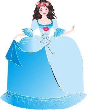 蓝色女孩子