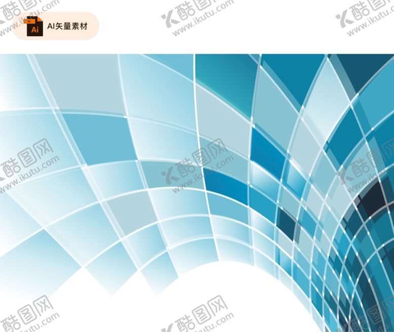 编号：48259709252125109401【酷图网】源文件下载-蓝色科技几何抽象背景