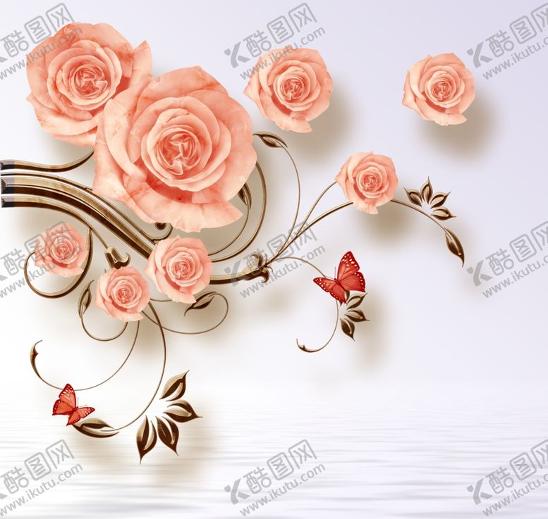 编号：38572610082154212447【酷图网】源文件下载-玫瑰花