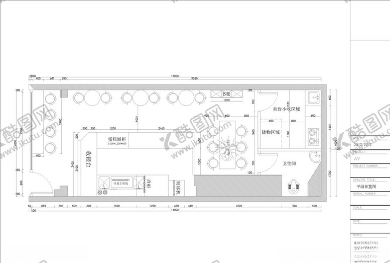 编号：89352009201523331523【酷图网】源文件下载-小吃店平面图