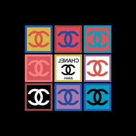 香奈尔双C方框格子