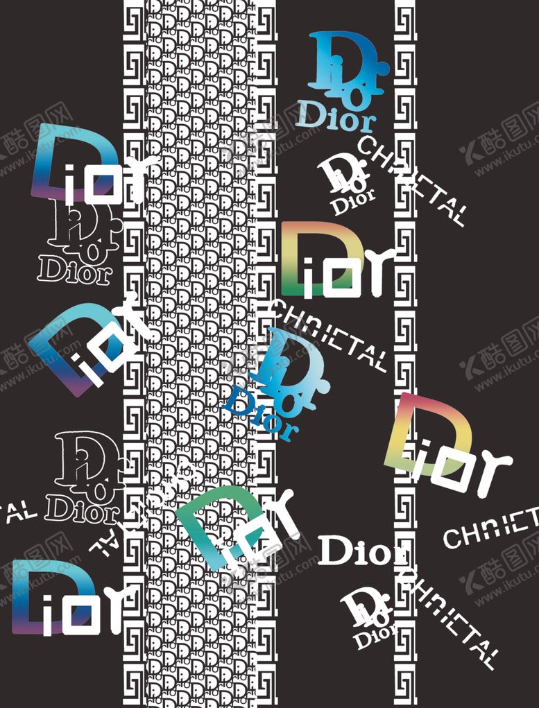 编号：94422502110343101459【酷图网】源文件下载-底纹字母