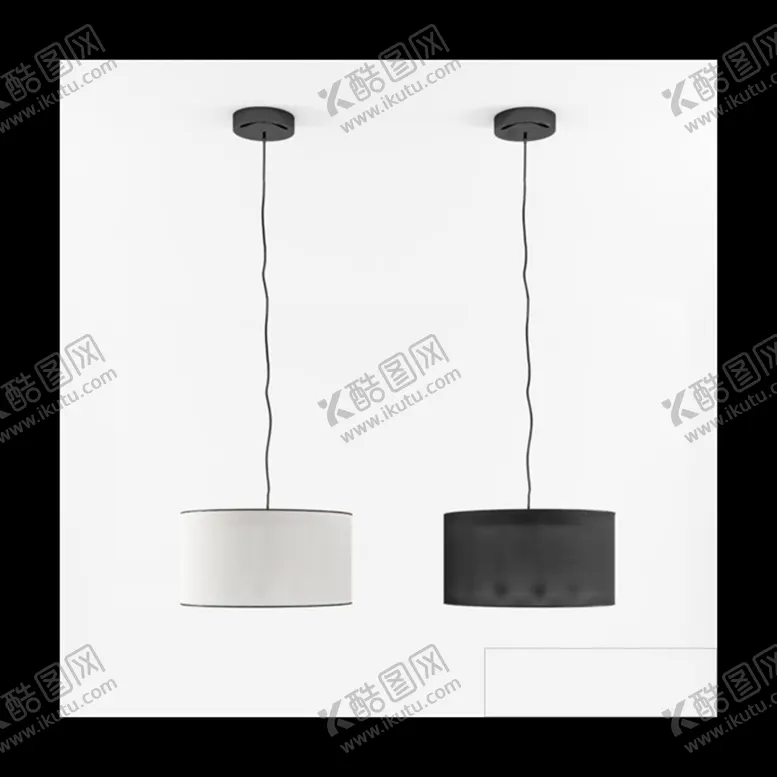 编号：90551102100634112244【酷图网】源文件下载-现代吊灯模型