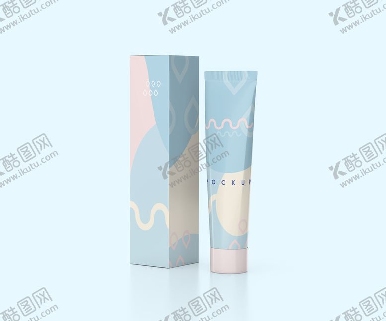 编号：32244610161749487585【酷图网】源文件下载-牙膏软管包装盒样机