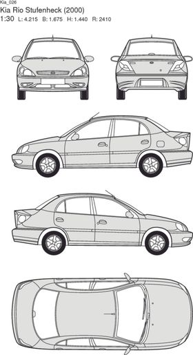 手绘家用轿车